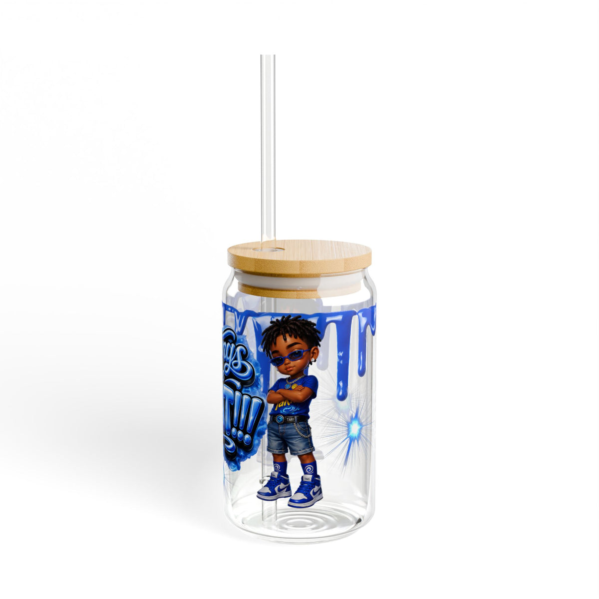 Bring the Heat Sipper Glass, 16oz