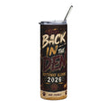 Back in the Den 20oz Stainless Steel Tumbler — Nottoway Cougars Alumni 2026